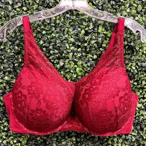 Torrid Curve Maroon Lace Bra